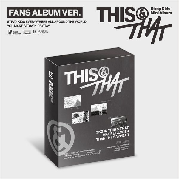 新品未開封　straykids this & that fans 30枚 STRAY KIDS - THIS & THAT (FANS ALBUM VER.) | Loveyuu Store